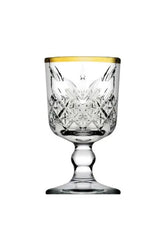 Paşabahçe Timeless - Golden Touch -Ę Shotglazen Op Voet 60 ml 6 stuks