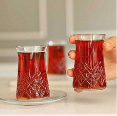 Paşabahçe Timeless - Turkse Theeglazen - Set van 6 - 160 ml