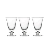 Paşabahçe Sophia - Glazen Op Voet - Set van 3 - 200 ml