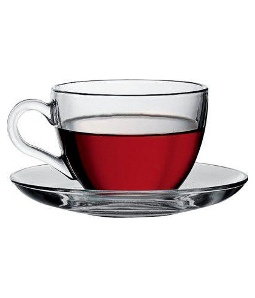 Paşabahçe Basic - kop & schotel - 23,8 cl - Set van 6