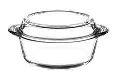 Borcam 59003 - Glazen Ovenschaal Met Deksel - 2100 ml