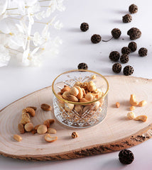 Paşabahçe Timeless - Golden Touch Schaaltjes - Set van 4 - 225 ml