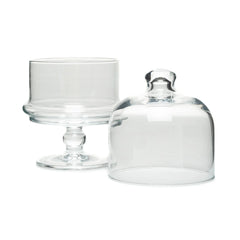 Paşabahçe Mini Patisserie - Glazen Voorraadpot Op Voet - Met Stolp - Snoeppot - 500 ml