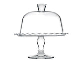 Paşabahçe Petite Patisserie - Taartplateau Op Voet - Met Stolp - 264 cm