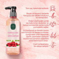 Eyüp Sabri Tuncer - Frambozenazijn & Supershampoo 500 ml - Raspberry Vinegar & Super Shampoo 500 ml