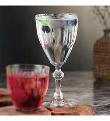 Paşabahçe Diamond – Glazen Op Voet/ Wijnglazen – 245 ml – Set van 6