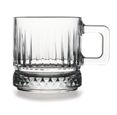 Paşabahçe Elysia - Theeglazen Met Oor - Set van 2 - 195 ml