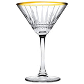 Paşabahçe Elysia - Golden Touch – Cocktailglazen – Set van 4 – 220 ml