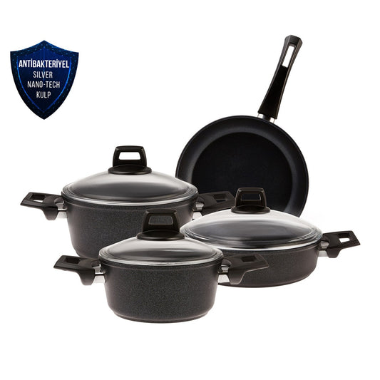 Karaca Bio Diamond pannenset voor dagelijks koken
