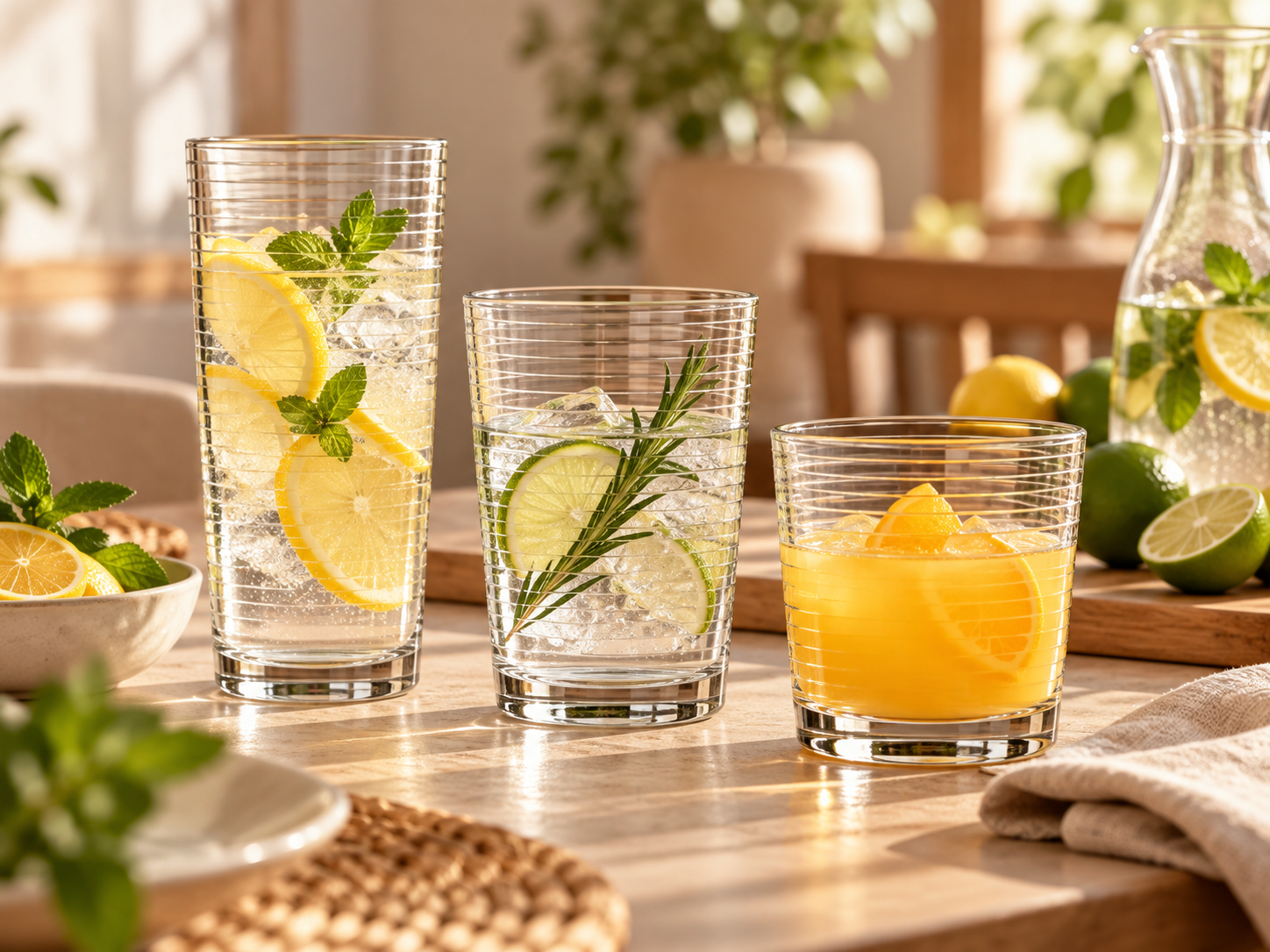 Pasabahce Doro - Glazenset – 18 Delig – Drinkglazen & Waterglazen – 160 ml, 200 ml & 260 ml