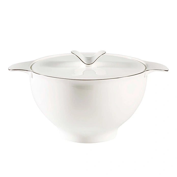 Jumbo Silva - Serviesset – 61-delig – 12 Personen – New Bone – Wit – Luxe Dinnerset – Incl. Soepterrine & Schalen