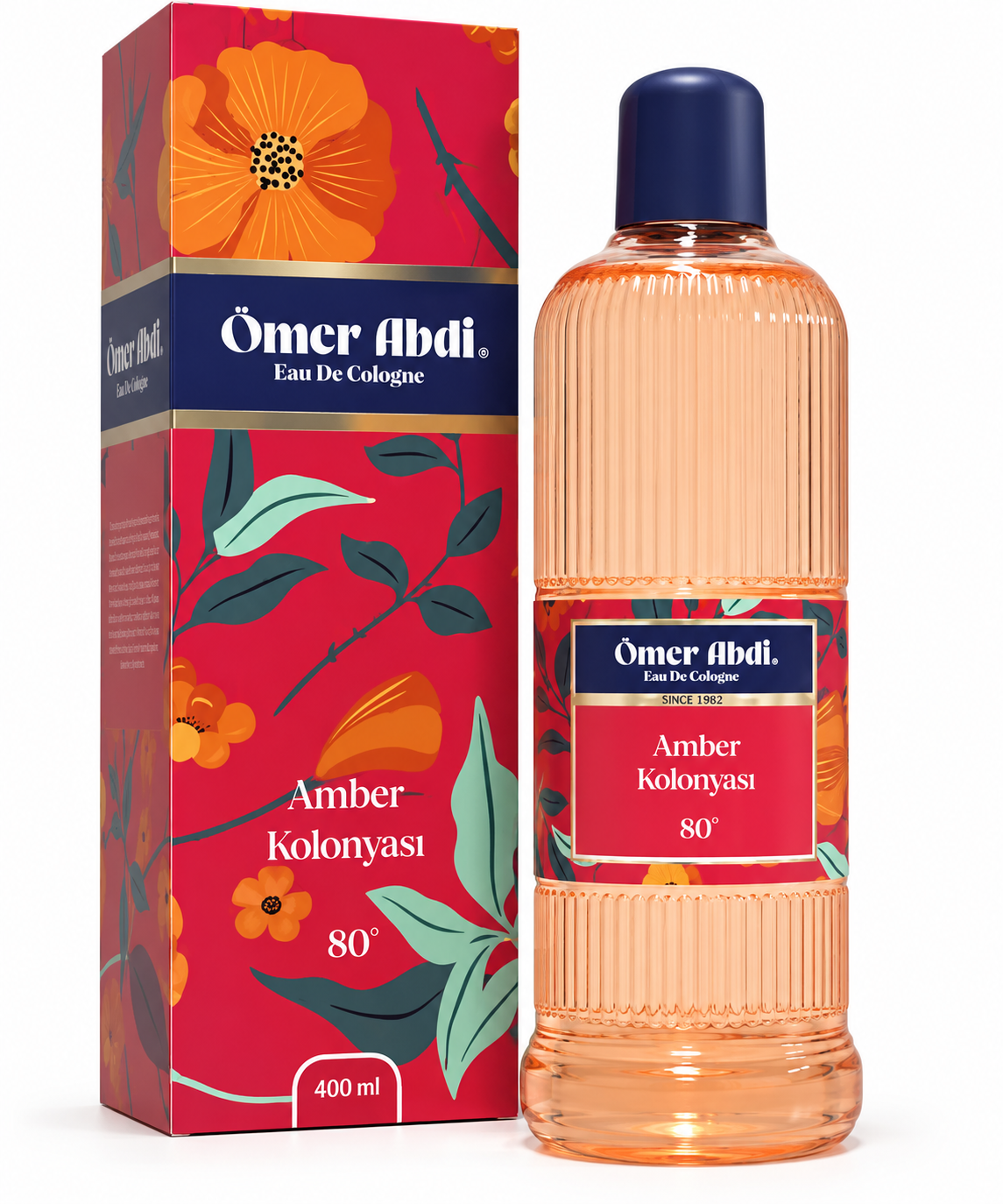 Omer Abdi Tuncer Amber Kolonyası – Amber Kolonya – Eau de Cologne – 400 ml