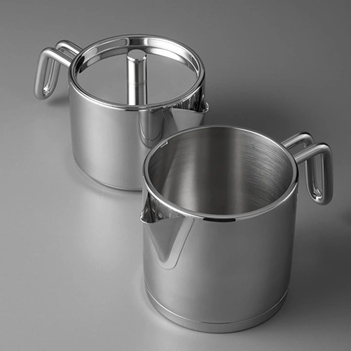 Jumbo Metalix Midi Theepot RVS - 2-delig - Inductie - 0,9L + 1,2L - Dubbele Theeketel Set
