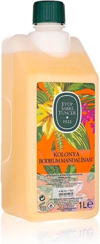 Eyup Sabri Tuncer – Bodrum Mandarijn – Cologne 1 liter – met Kinderslot – Eau De cologne