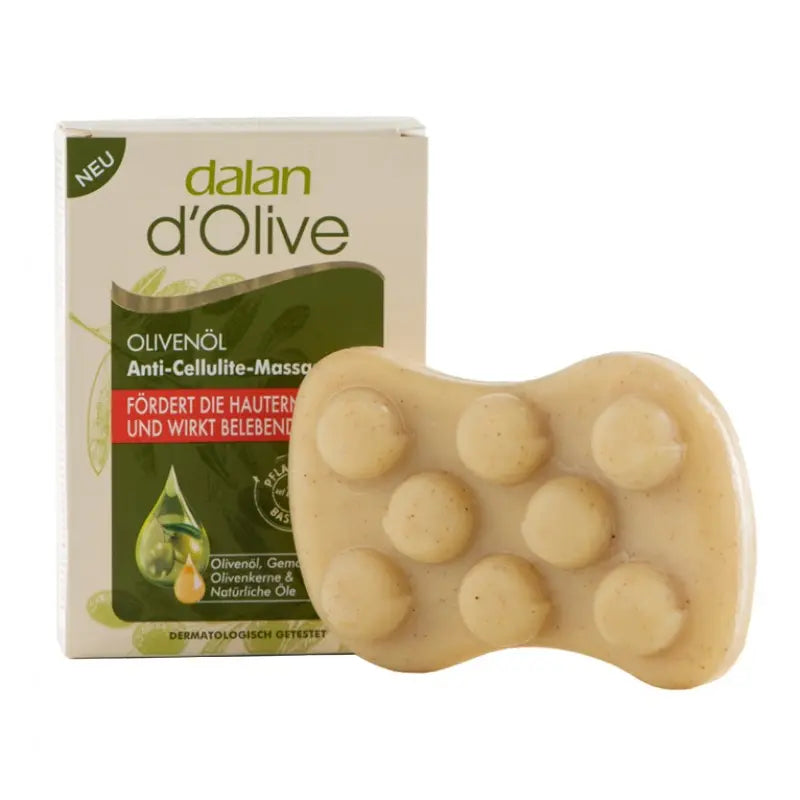 Dalan d’Olive - Pure Olijfoliezeep - Massage & Anti-Cellulitis - Exfoliërend - 150 g
