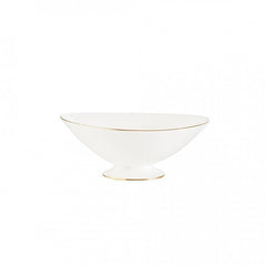 Jumbo Moon Gold - Serviesset – 64-delig – 12 Personen – New Bone – Wit met Gouden Rand – Luxe Dinnerset – Incl. Schalen