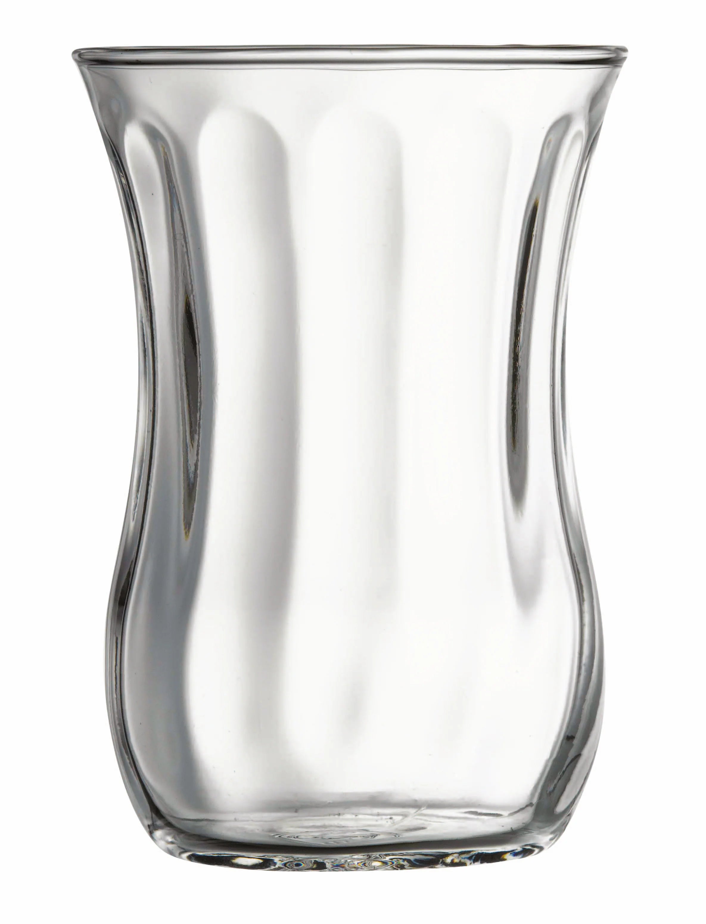 Pasabahce Uskudar 42021 - Turkse Theeglazen - 120 ml – Set van 12 – Optisch Reliëfglas