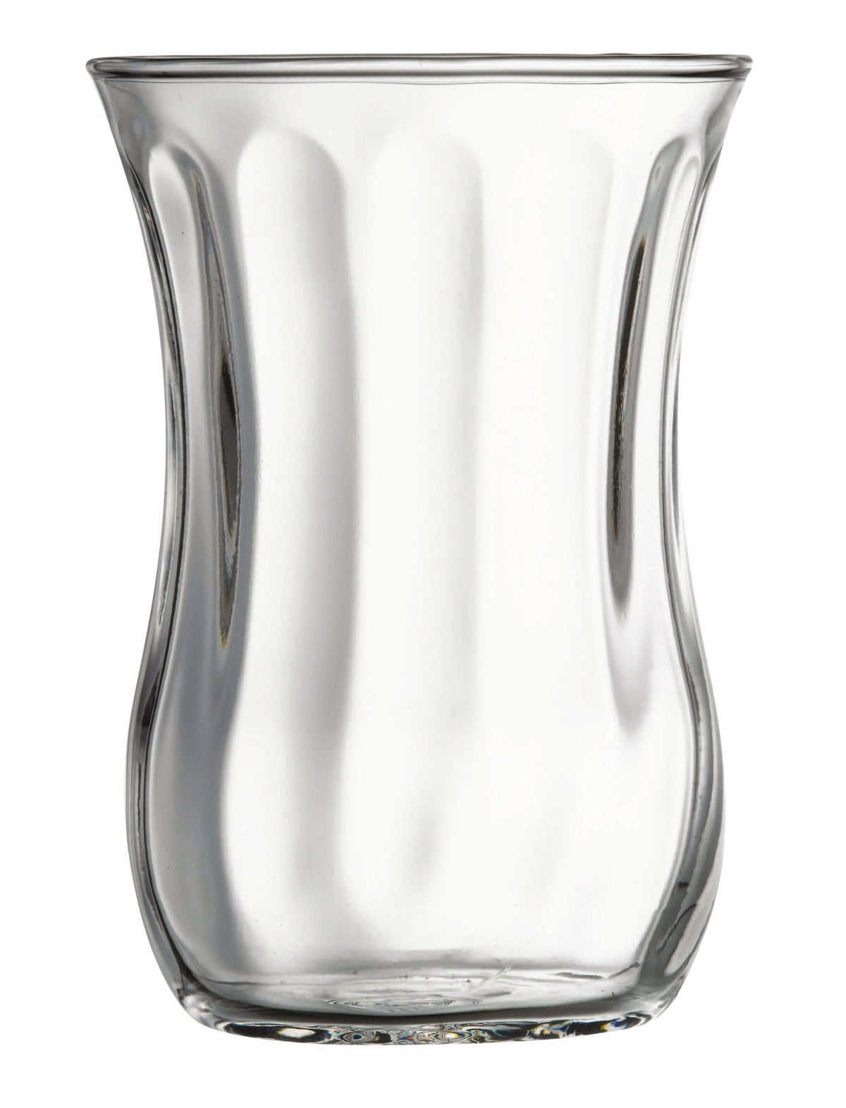 Pasabahce Uskudar 42021 - Turkse Theeglazen - 120 ml – Set van 12 – Optisch Reliëfglas