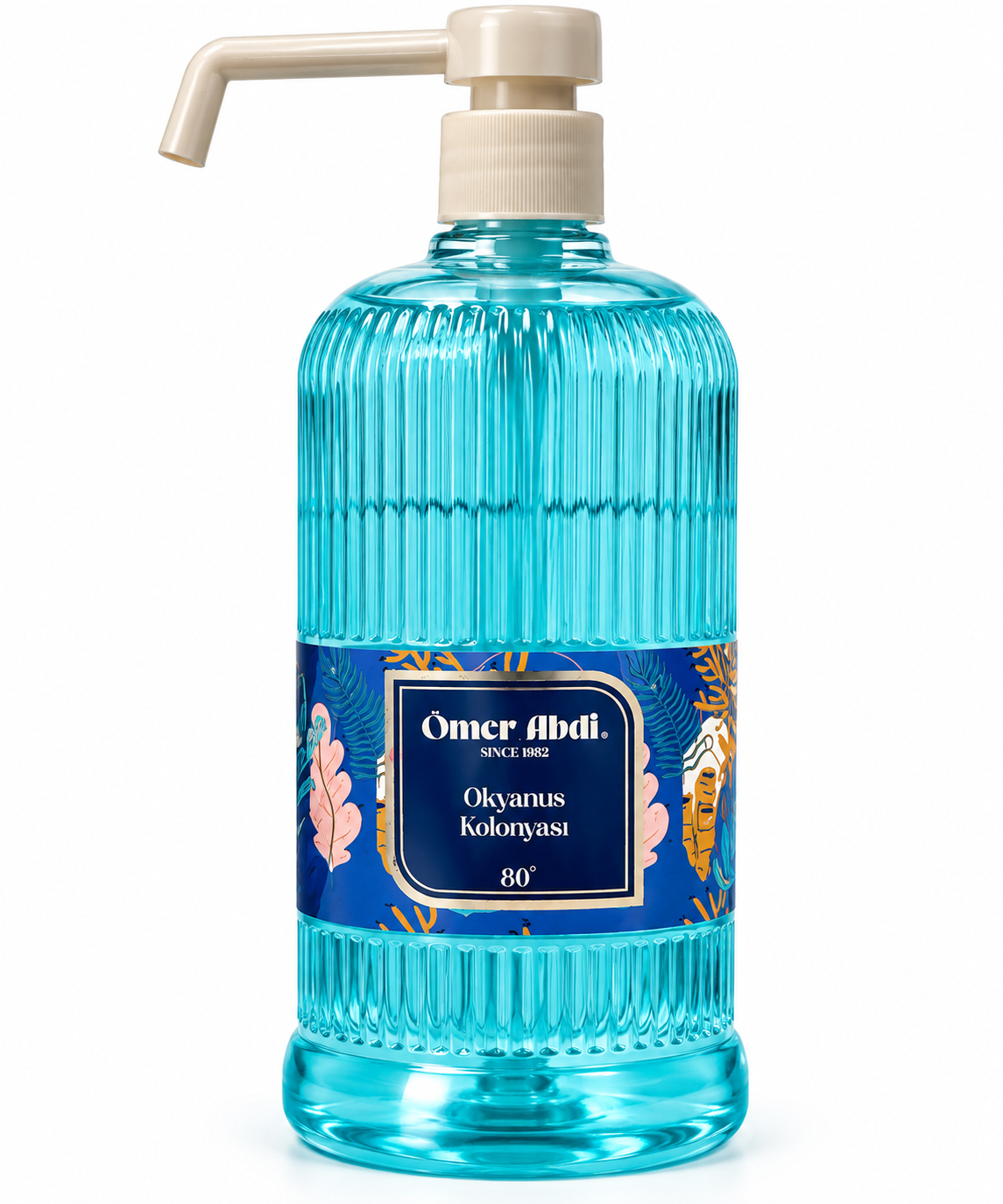 Omer Abdi Tuncer - Okyanus Kolonyasi - Ocean Kolonya - Eau de Cologne met Pomp - 750 ml - Aftershave