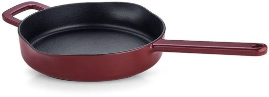 Fissler Moments Collection - Koekenpan - 26cm – Burgundy Red – Geschikt voor alle warmtebronnen