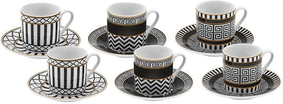 Karaca Helenistik – Porseleienen Koffiekopje Set – 80 ml