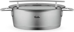 Fissler Phi Collection - Lage Kookpan met Downdraft Glasdeksel - 20 cm