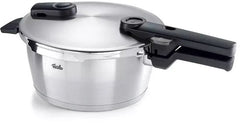 Fissler Vitaquick Premium - Snelkookpan 3,5 Liter – RVS – Inclusief Stoominzet en Driepoot – Geschikt voor Inductie
