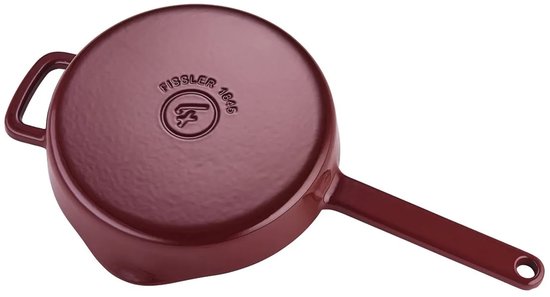 Fissler Moments Collection - Koekenpan - 26cm – Burgundy Red – Geschikt voor alle warmtebronnen