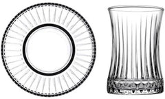 Pasabahce Elysia - Theeglazen – Set van 6 – 170 ml – Kristalglas – Luxe Turkse Theeglazen