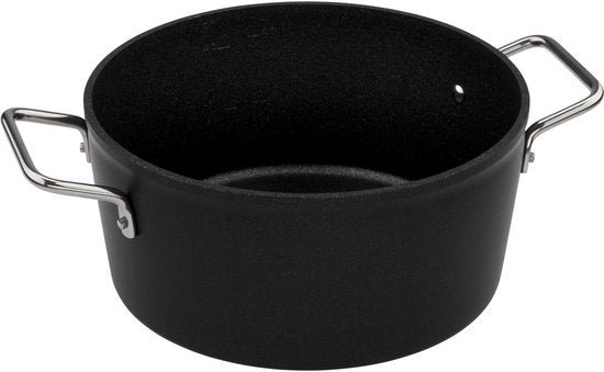 Fissler Adamant - Kookpan - 24 cm – Aluminium Pan met Glasdeksel - Krasbestendige Antiaanbaklaag