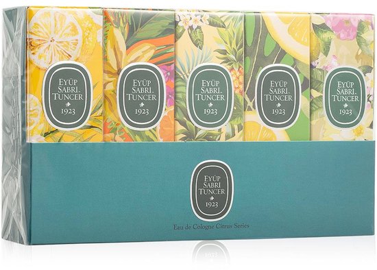 Eyup Sabri Tuncer - Mini Kolonya Set – Citrus Serie – Mini Set – Verfrissende Citrusgeur - 5 x 16 ml