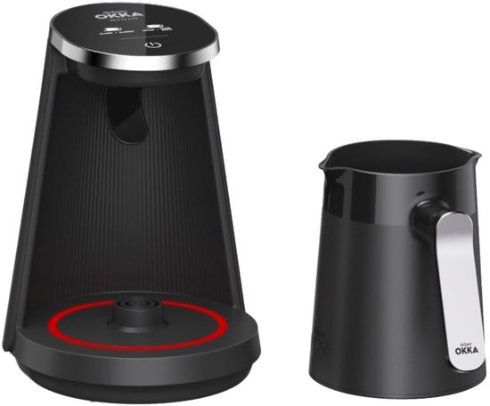 Arzum OKKA New Minio Jet - 2 Turks Koffiezetapparaat – Zwart/Chroom – 1-4 Kopjes – 400W - OK0050-D5