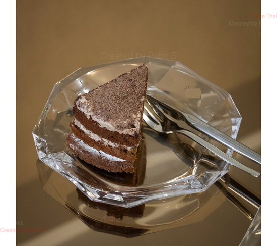 Pasabahce Reflection - Crystallin - Dessertborden - Set van 6 - 177 mm - 68217