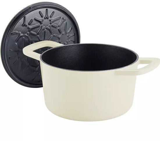 Fissler Moments - Gietijzeren Braadpan - Ivory White - 24cm