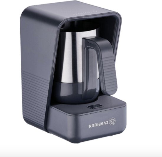 Korkmaz Moderna A863-01 - Turkse Koffiemachine – Elektrisch Koffiezetapparaat – 5 Kopjes – RVS Koffiepot