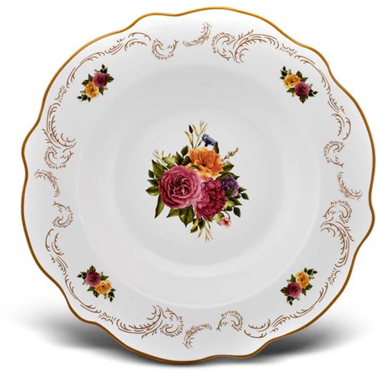 Karaca Antique - Porseleinen Serviesset – 24-delig – 6 Personen – Diner Servies