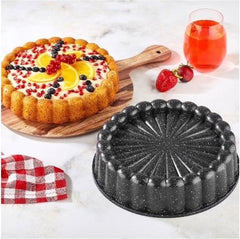 Polochef EDK-126 - Graniet bakvorm - 26 cm - Zwart