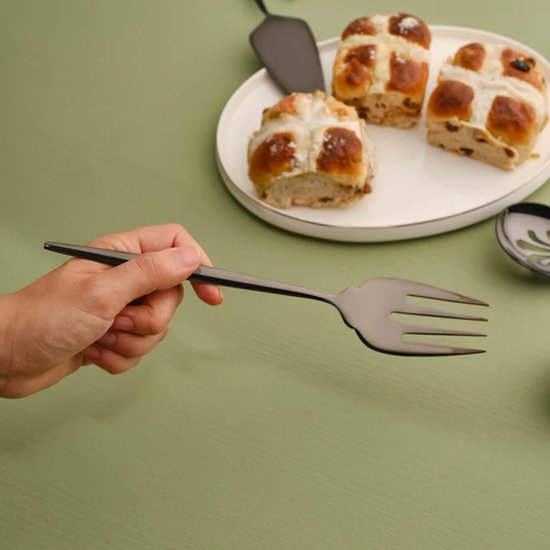 Karaca Orion Serviesset – 7-delig – Zwart – Moderne Tafelservies Set