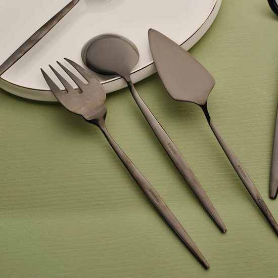 Karaca Orion Serviesset – 7-delig – Zwart – Moderne Tafelservies Set