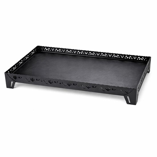 Vloerbeschermplaat voor Houtkachel – Metaal – 106 cm x 63 cm x 13 cm