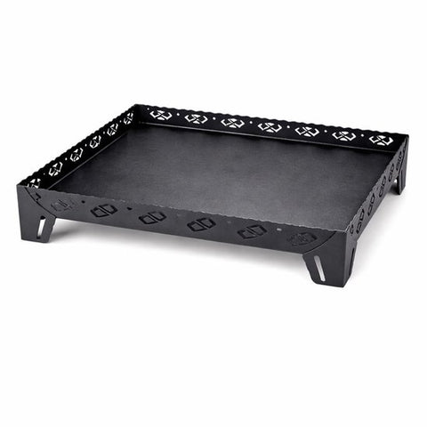 Boden-Schutzplatte für Holzofen – Metall – 90 cm x 60 x 15 cm