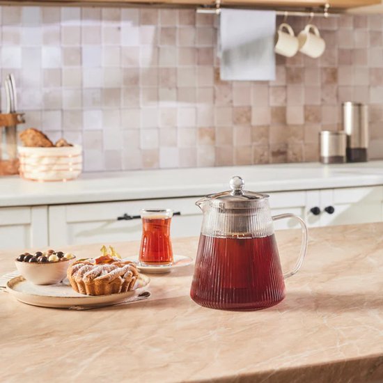 Karaca Lumira – Glazen Theepot – 1,2 Liter – Borosilicaatglas