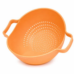 Sunplast SC-4003 - WOW Ergo Vergiet – Ergonomische Keuken Zeef & Afgietzeef – Kunststof Vergiet met Handgreep