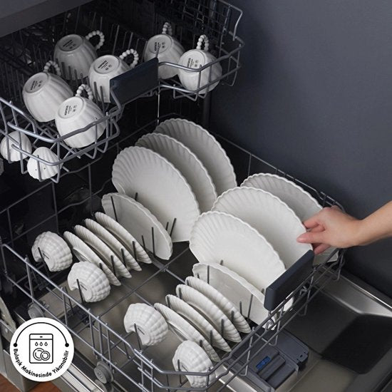 Karaca Stream Bone Ostra - Ontbijtservies – 32-delig – 6 Personen – New Bone – Ontbijtset