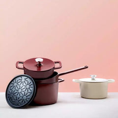 Fissler Moments - Gietijzeren Braadpan - Ivory White - 24cm