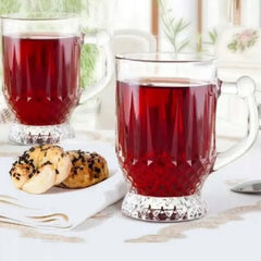 Bavary - Turkse Theeglazen met Handvat – 6 Stuks – 140 ml
