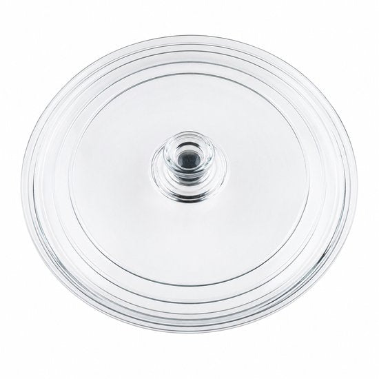 Borcam 590280 - Multisize Glazen Deksel – Universeel 3-in-1 – 24, 26 & 28 cm – Voor Pannen en Ovenschalen