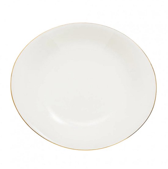 Jumbo Moon Gold - Serviesset 64-delig – 12 Personen – Wit/Goud – Luxe Dinerservies - New Bone