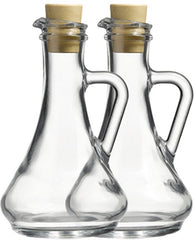 Pasabahce Olivia - Olie- en Azijnset - 2x 260 ml - Glazen Schenkers met Handvat - 29 cm - 80108