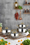 Stalen Pottensets